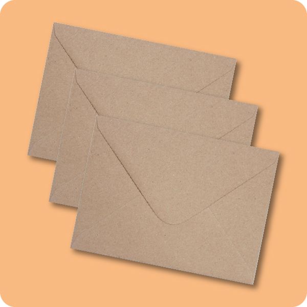 Recycled Kraft Envelopes 115gsm